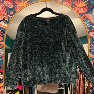 Jones New York green/teal sweater